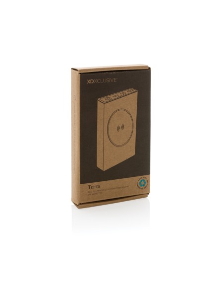 Powerbank wireless 5W da 5000 mAh in alluminio RCS Terra